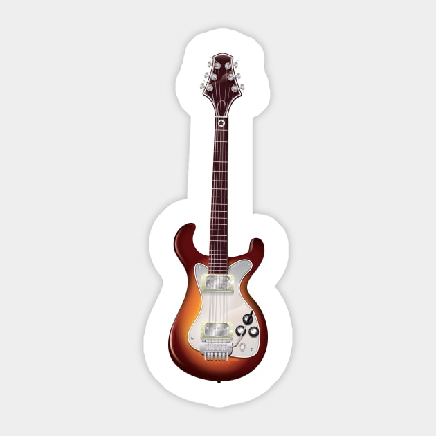 Electric Guitar Sticker by nickemporium1